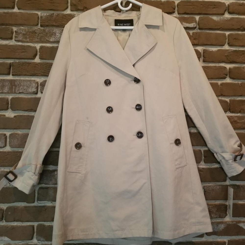 Nine West Women's Tan Trench Coat
